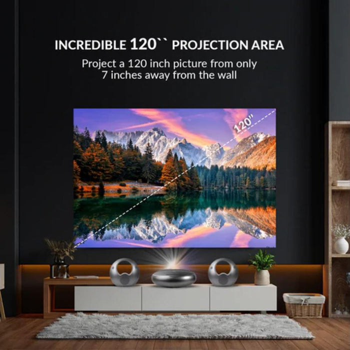 WBM Smart 4K UMAx Laser TV Home Theatre Projector, HDR10, Ultra Short Throw (TV-01)