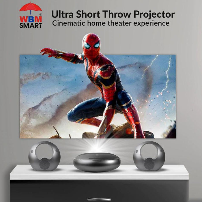 WBM Smart 4K UMAx Laser TV Home Theatre Projector, HDR10, Ultra Short Throw (TV-01)