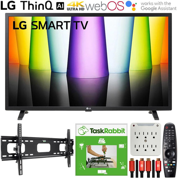 LG 32LQ630BPUA 32 Inch HDR Smart LCD HD TV (2022) + TaskRabbit Installation Bundle