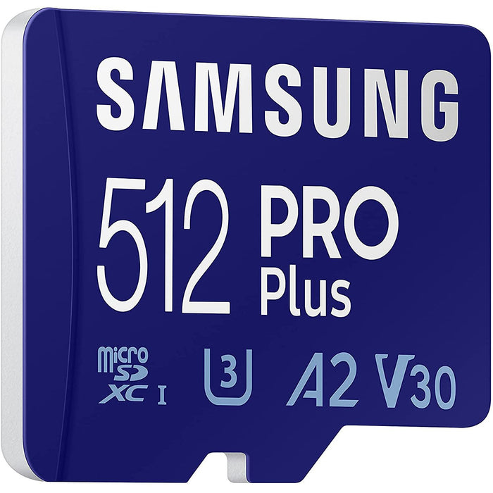 Samsung PRO Plus and Adapter microSDXC Memory Card, 512GB (MB-MD512KA/AM)