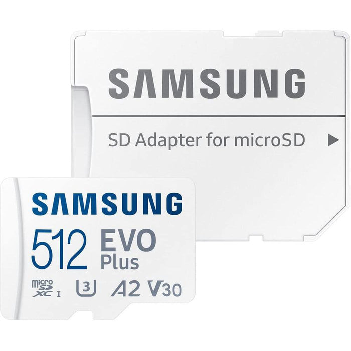 Samsung EVO Plus and Adapter microSDXC Memory Card, 512GB (MB-MC512KA/AM)