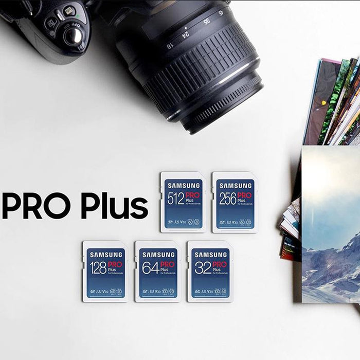 Samsung PRO Plus Full-Size SDHC Memory Card, 32GB (MB-SD32K/AM)