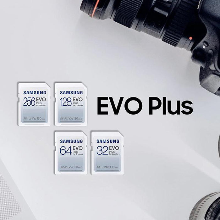 Samsung EVO Plus Full-Size SDXC Memory Card, 256GB (MB-SC256K/AM)