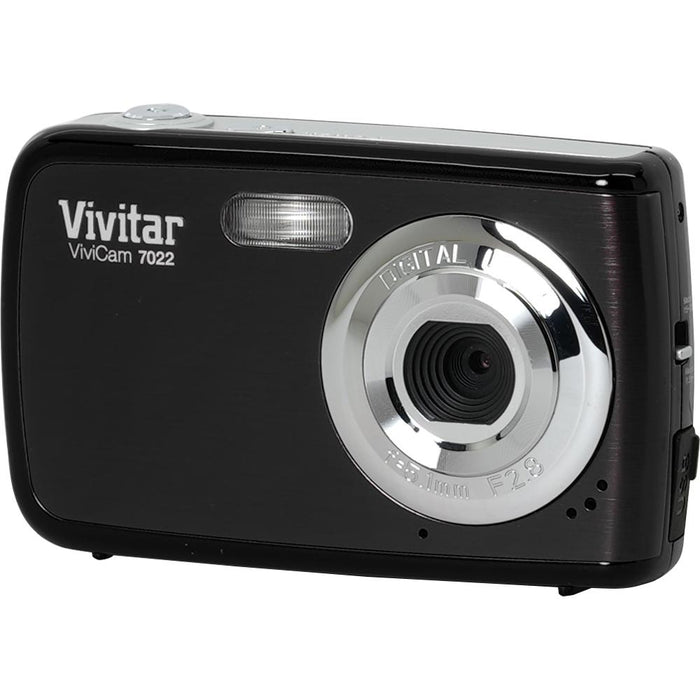 Vivitar ViviCam  X016 10.1 MP Flip Screen HD Digital Camera (Black)