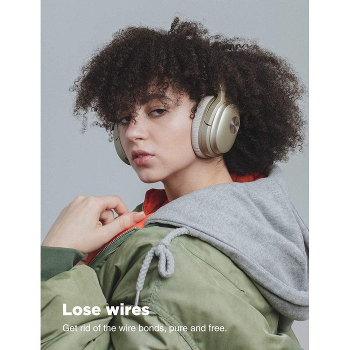 Cowin E7 Active Noise Cancelling Bluetooth Over-Ear Headphones, Gold - Open Box