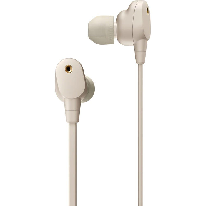 Sony Noise Canceling Wireless Behind-Neck In Ear Headphones, Silver WI-1000XM2/S