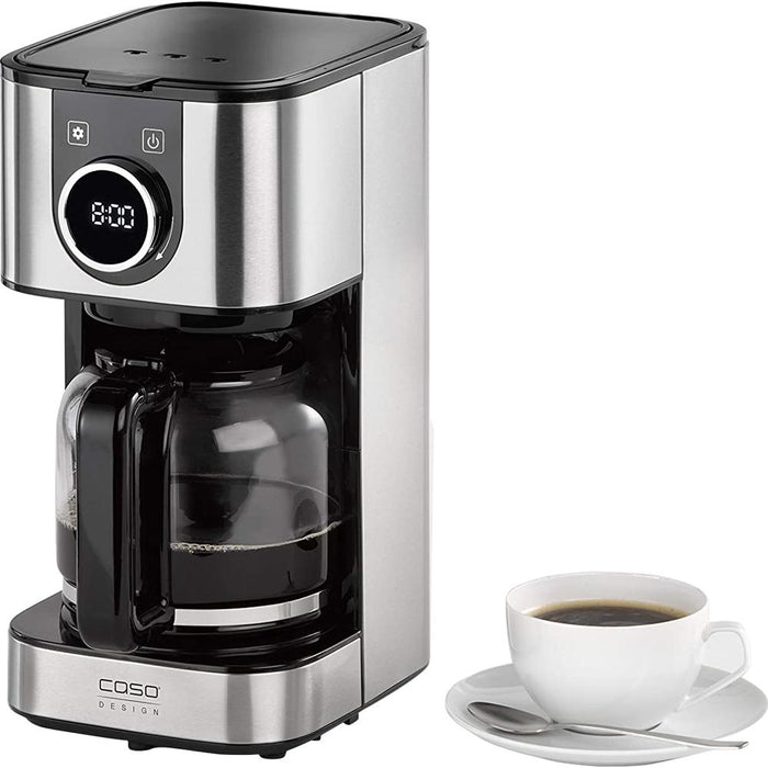 Caso 10-Cup Stainless Steel Coffee Maker - 11858