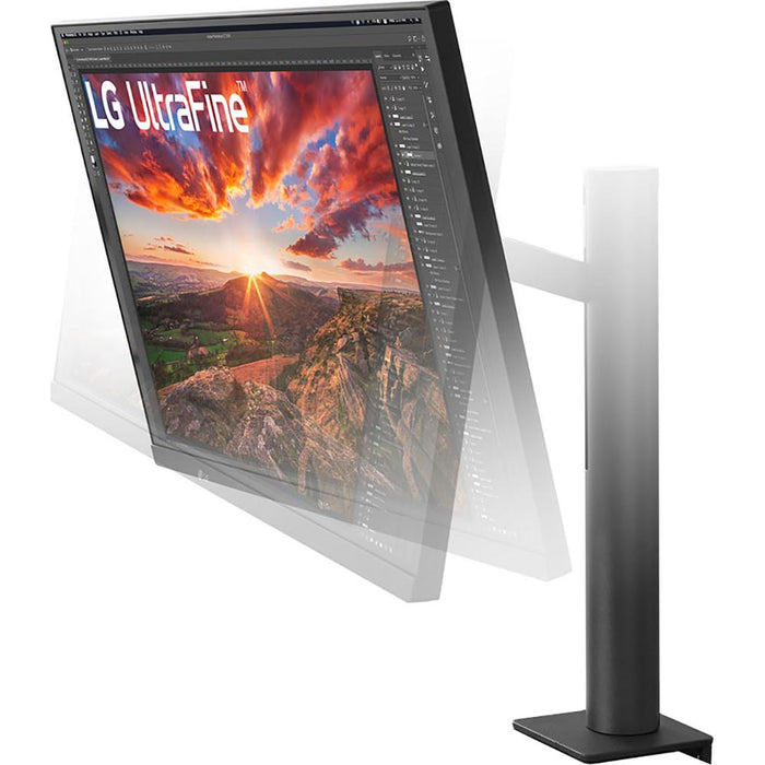 LG 27" UHD Ergo IPS 16:9 VESA DisplayHDR 400 Ultrafine Monitor - Refurbished