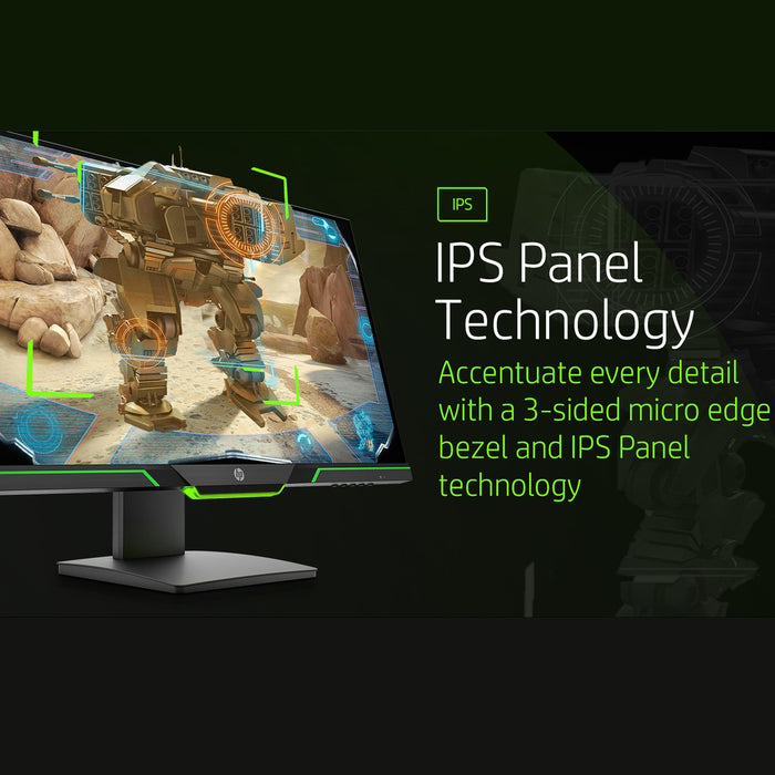 Hewlett Packard X27i 27" QHD IPS 1440p 144hz 2K Gaming Monitor with AMD FreeSync - Refurbished