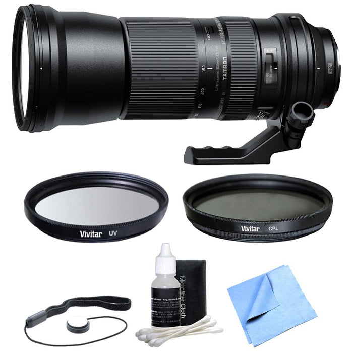 Tamron SP 150-600mm F/5-6.3 Di VC USD Zoom Lens for Nikon Exclusive Filter Bundle