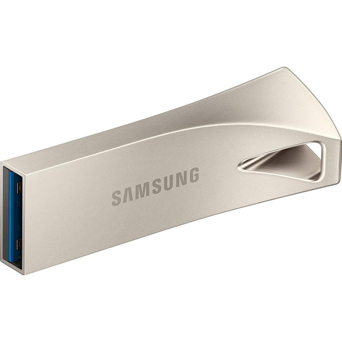 Samsung MUF-128BE3/AM BAR Plus USB 3.1 Flash Drive 128GB, Champagne Silver