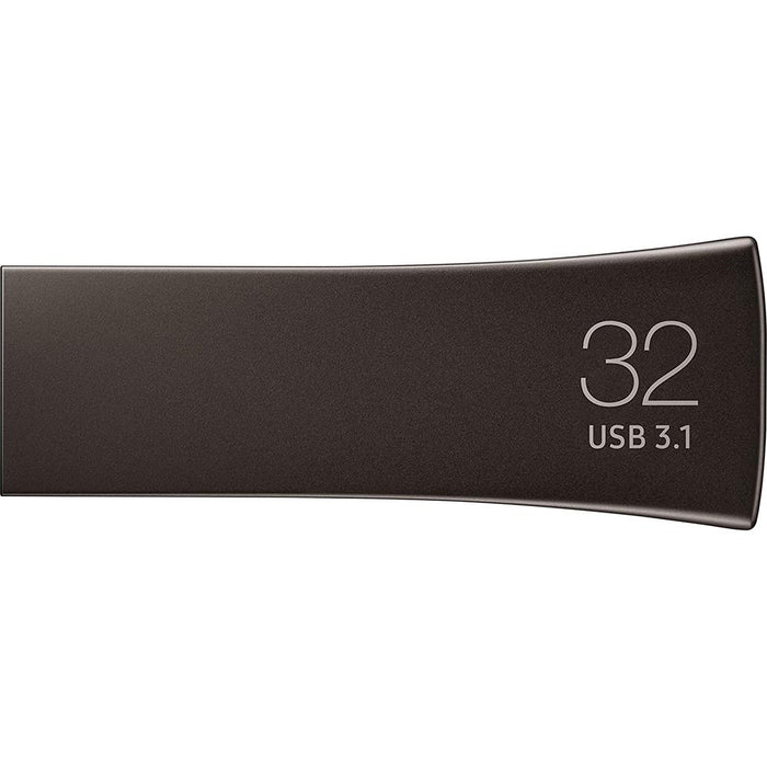 Samsung MUF-32BE4/AM BAR Plus USB 3.1 Flash Drive 32GB, Titan Grey