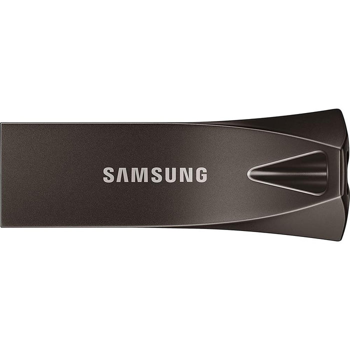 Samsung MUF-64BE4/AM BAR Plus USB 3.1 Flash Drive 64GB, Titan Grey