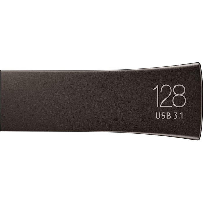 Samsung MUF-128BE4/AM BAR Plus USB 3.1 Flash Drive 128GB, Titan Grey