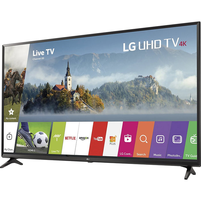 LG 65UJ6300 65" UHD 4K HDR Smart IPS LED TV (2017 Model) - Refurbished