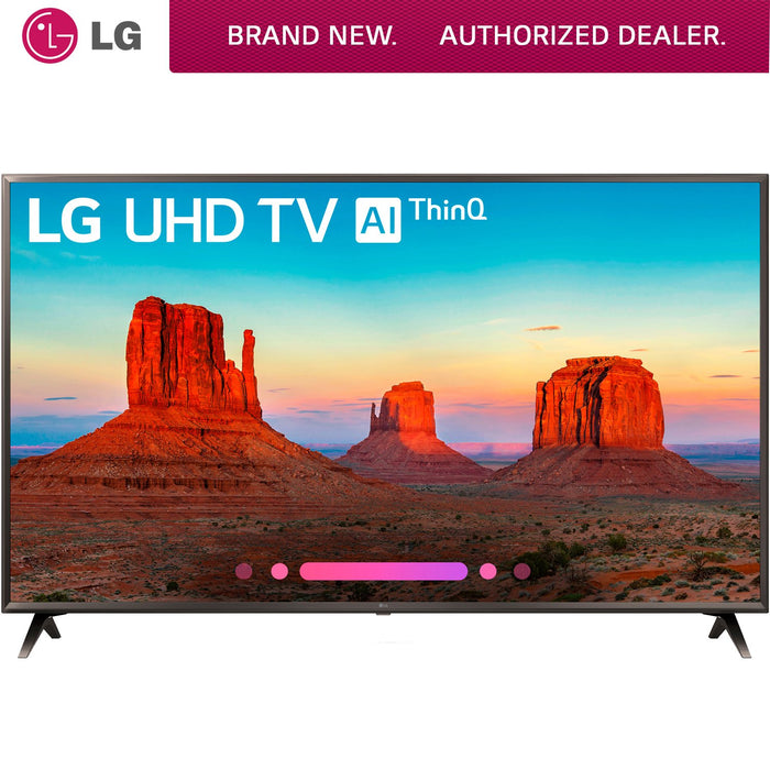 LG 55UK6300 55" UK6300 4K HDR Smart LED AI UHD TV w/ThinQ (2018) - Refurbished