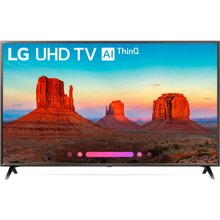 LG 65UK6300 65" UK6300 Class 4K HDR Smart LED AI UHD TV w/ThinQ (2018) -Refurbished