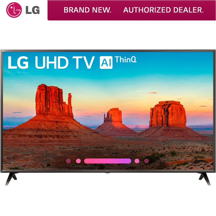 LG 65UK6300 65" UK6300 Class 4K HDR Smart LED AI UHD TV w/ThinQ (2018) -Refurbished
