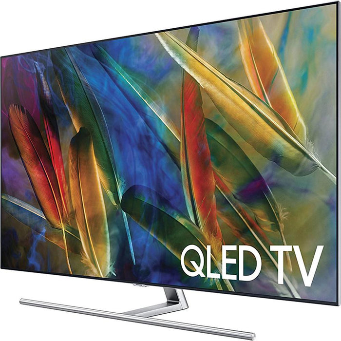 Samsung QN65Q7F Flat 65-Inch 4K Ultra HD Smart QLED TV (2017 Model) - Refurbished