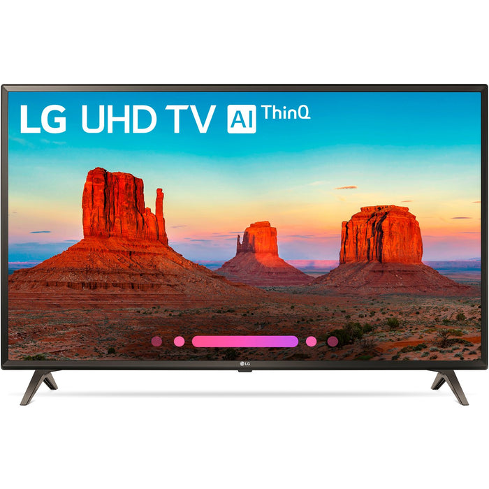 LG 43UK6300 43" UK6300 Class 4K HDR Smart LED AI UHD TV w/ThinQ (2018) -Refurbished