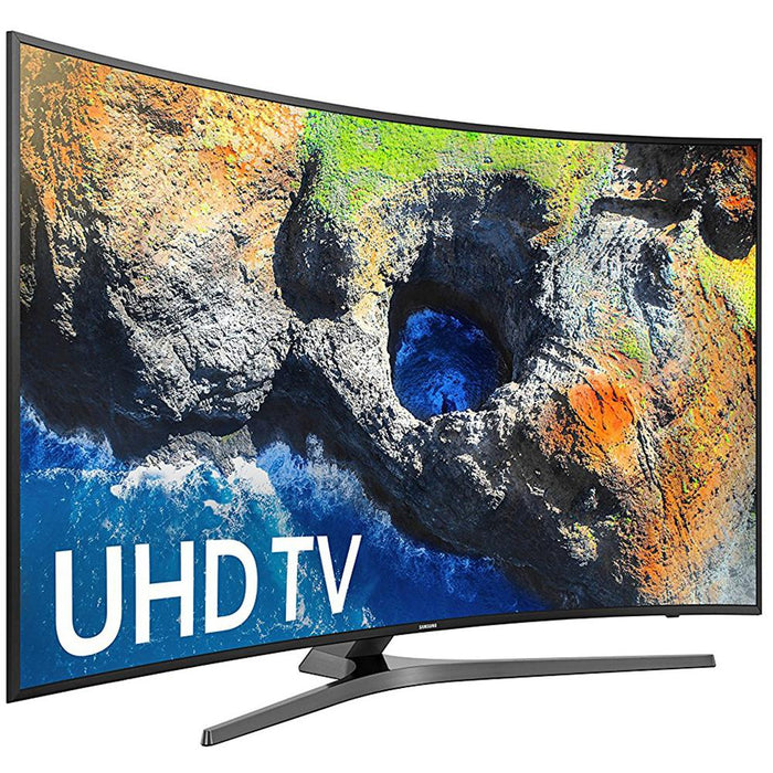 Samsung UN55MU7500FXZA 54.6" Curved 4K Ultra HD Smart LED TV (2017 Model) - Refurbished