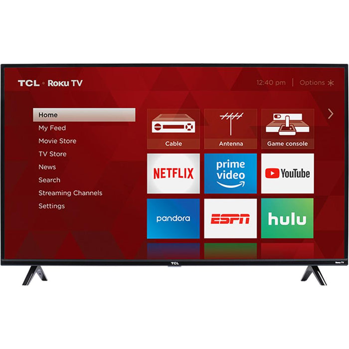 TCL 43S325 43" 3-series Full HD Roku Smart TV (2019 Model) - Refurbished
