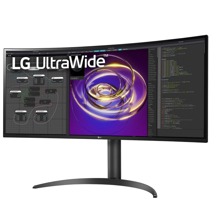 LG 34" Curved 21:9 UltraWide QHD IPS Display PC Monitor (34WP85C-B) - Refurbished