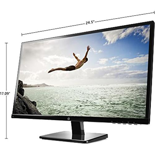 Hewlett Packard 27SV 27 inch Screen 1080p IPS LED Back-Lit Monitor 1920 x 1080 - Refurbished