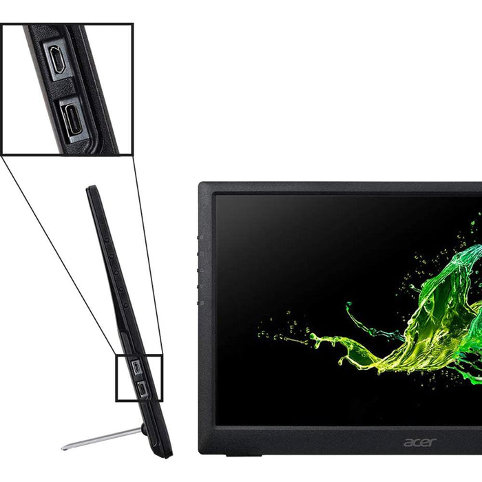 Acer PM161Q bu 15.6" Full HD Portable IPS Monitor with USB Type-C - Refurbished