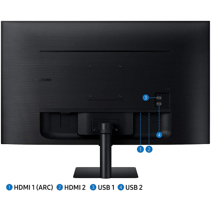 Samsung 27" M5 1080p Smart PC Monitor and Streaming TV (LS27AM500NNXZA) - Refurbished