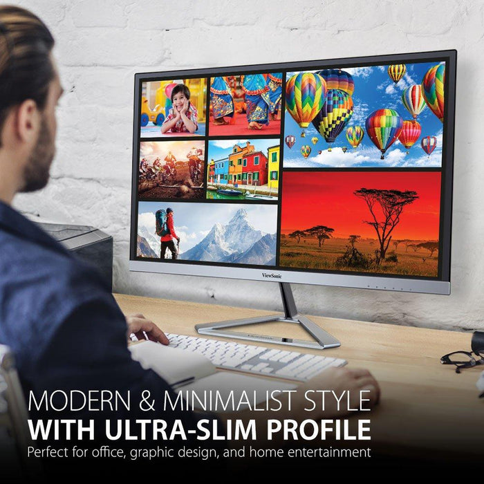 ViewSonic VX2776-SMHD 27" Full HD Ultra Slim IPS Monitor - Refurbished