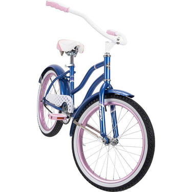Huffy Good Vibrations Kid's Cruiser Bike, Purple 20-inch + Tool Kit + Bike Lock