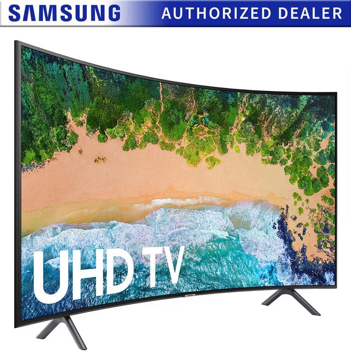 Samsung UN55NU7300 55" NU7300 Curved Smart 4K UHD TV 2018 Model Refurbished