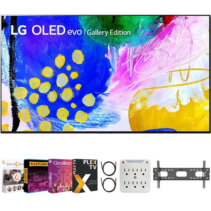 LG 55 Inch HDR 4K Smart OLED TV 2022 with Movies Streaming Pack