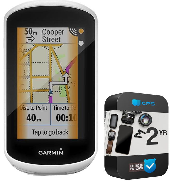 Garmin Edge Explore Touchscreen Touring Bike GPS (Renewed) + 2 Year Protection Pack