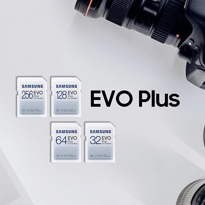 Samsung EVO Plus Full-Size SDXC Memory Card 256GB 2 Pack