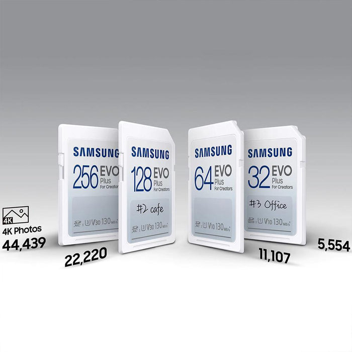 Samsung EVO Plus Full-Size SDXC Memory Card 64GB 2 Pack