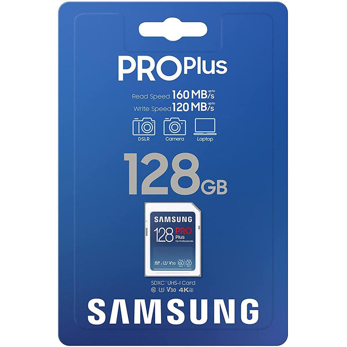 Samsung PRO Plus Full Size SDXC Memory Card 128GB 2 Pack