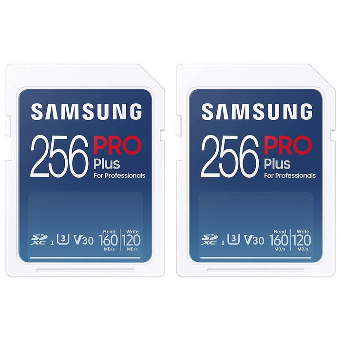 Samsung PRO Plus Full Size SDXC Memory Card 256GB 2 Pack
