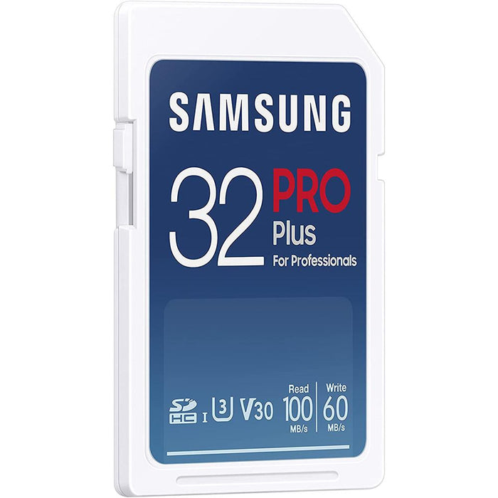 Samsung PRO Plus Full-Size SDHC Memory Card 32GB 2 Pack