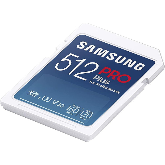 Samsung PRO Plus Full Size SDXC Memory Card 512GB 2 Pack