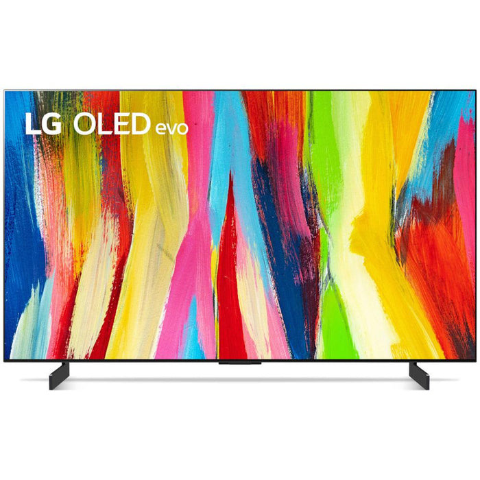 LG OLED83C2PUA 83" HDR 4K Smart OLED TV (2022) + TaskRabbit Installation Bundle