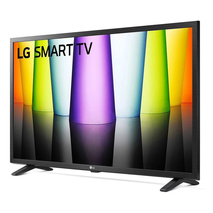 LG 32LQ630BPUA 32" HDR Smart LCD HD TV (2022) with Deco Home 60W Soundbar Bundle