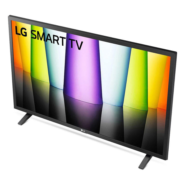 LG 32LQ630BPUA 32" HDR Smart LCD HD TV (2022) with Deco Home 60W Soundbar Bundle