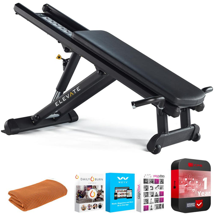 Total Gym ELEVATE Commercial Shoulder Press with Fitness Warranty Bundle