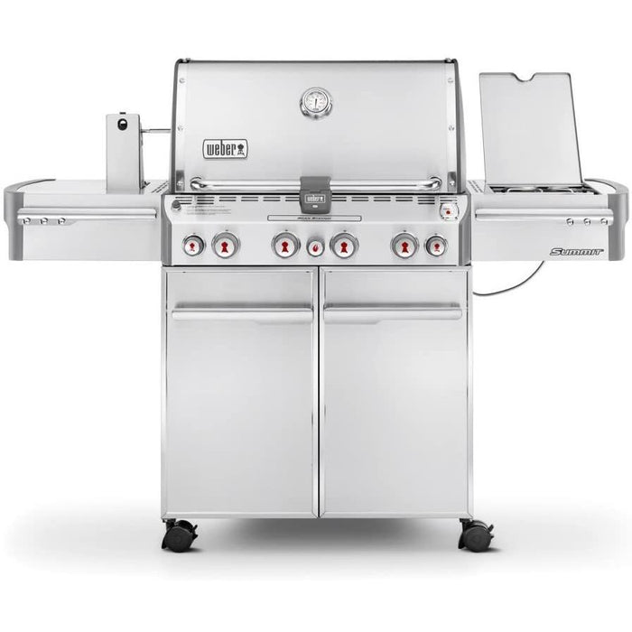 Weber Summit S-470 Natural Gas Grill with Rotisserie and Smoker Box - 7270001