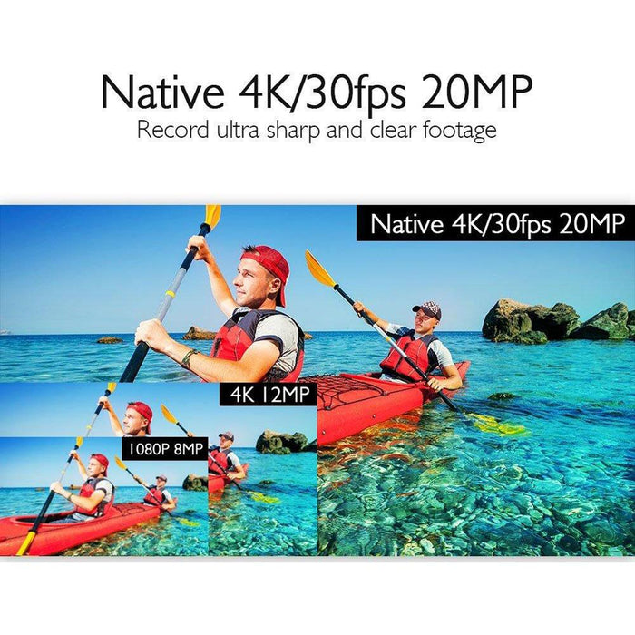 Akaso V50 Action Camera-Native 4K/30fps 20 MP with Wifi - Open Box