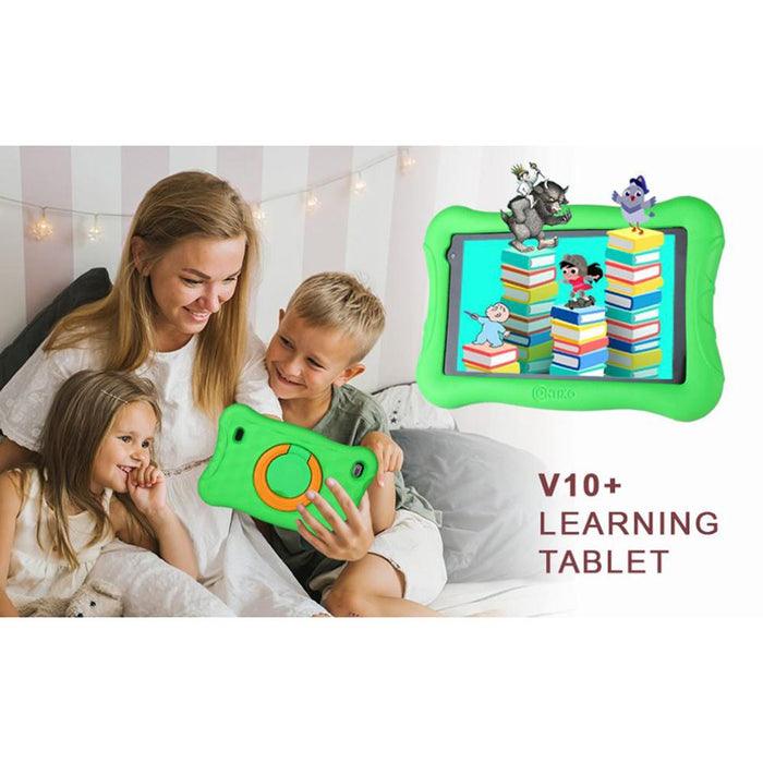 Contixo 7" Kids Tablet, IPS, 2GB/32GB, Dual Cameras with Digital Stylus  Pen - Green