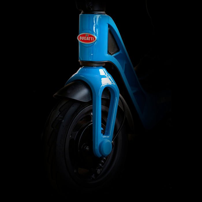 Bugatti 9.0 Electric Lightweight and Foldable Scooter (Agile Blue)