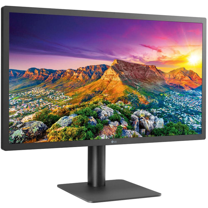 LG 24" UltraFine 4K UHD IPS Monitor with macOS Compatibility 24MD4KL-B, Refurbished